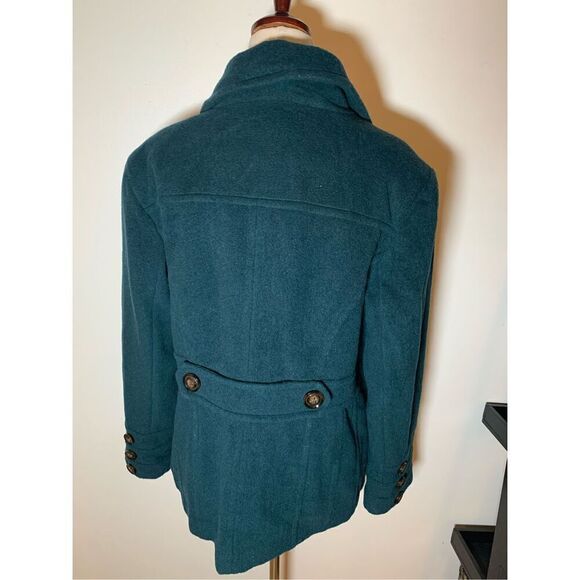 St. John’s bay green wool jacket - Picture 2 of 4